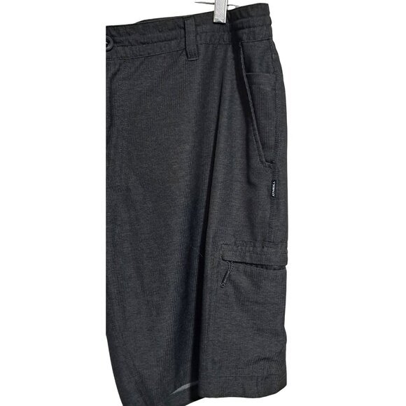 ONeill Mens Black Crossover Hybrid Cargo Shorts Size 40 Polyester/Elastane Light - Picture 6 of 13